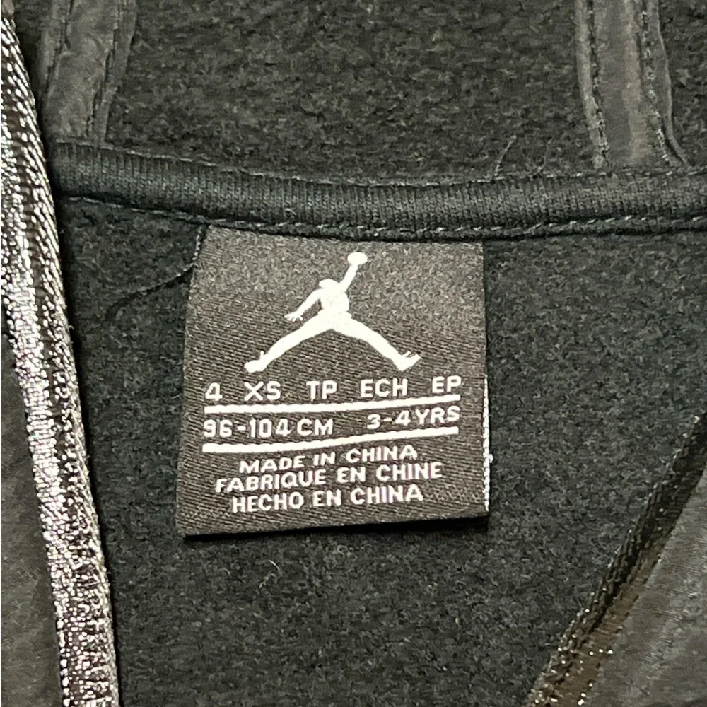 Jordan Toddler Boy’s FZ Hoodie Jacket Size 4